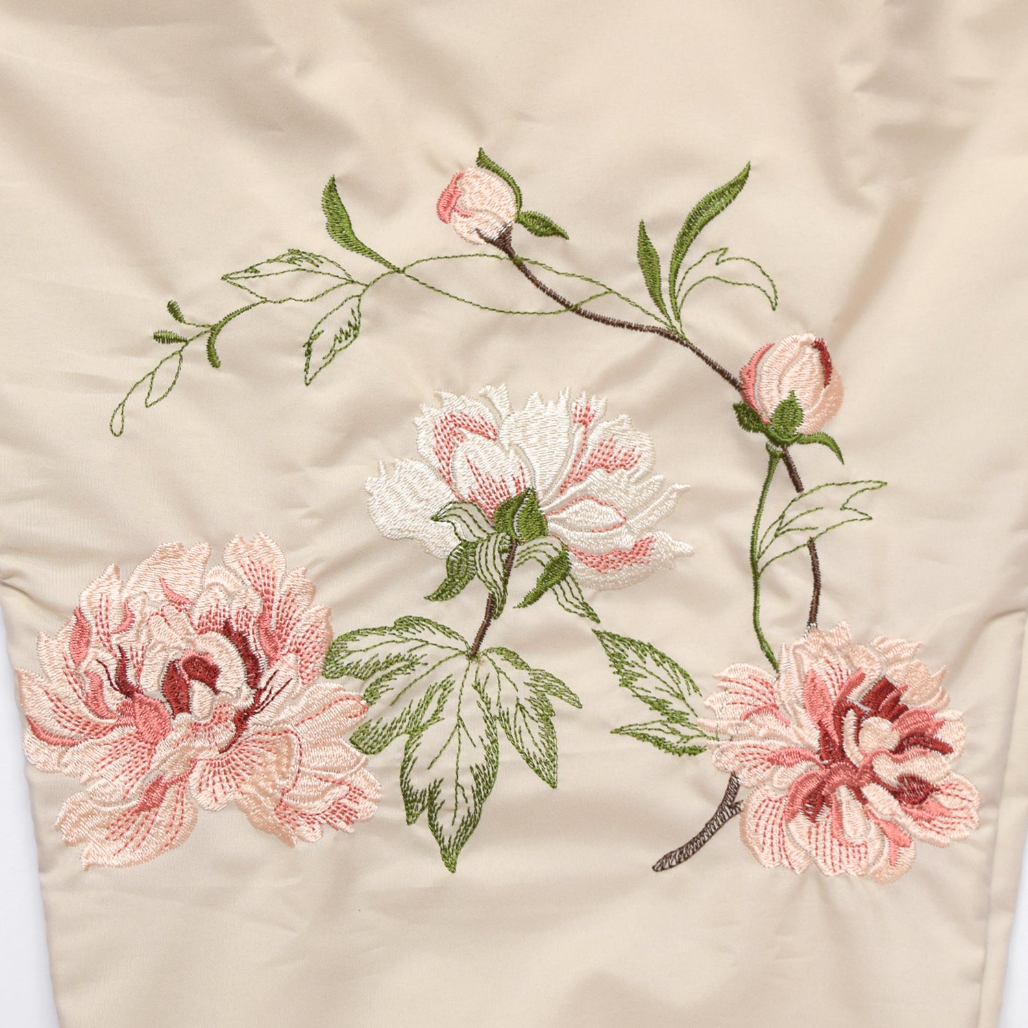 防撥水フラワートートバッグ 芍薬