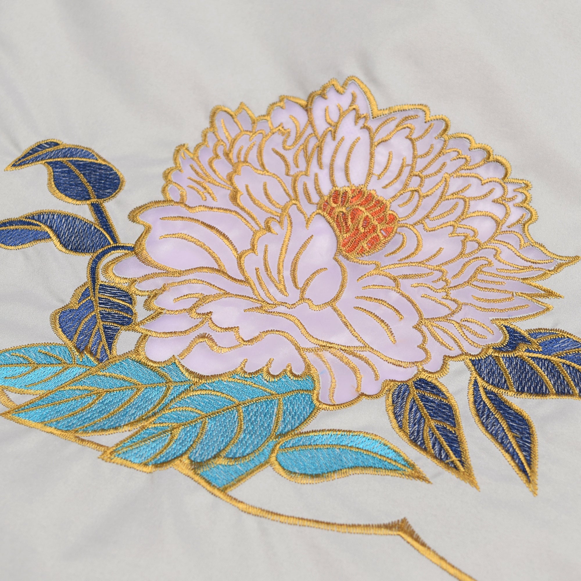 キーヤンカットワーク刺繍 防水・撥水トートバッグ/牡丹