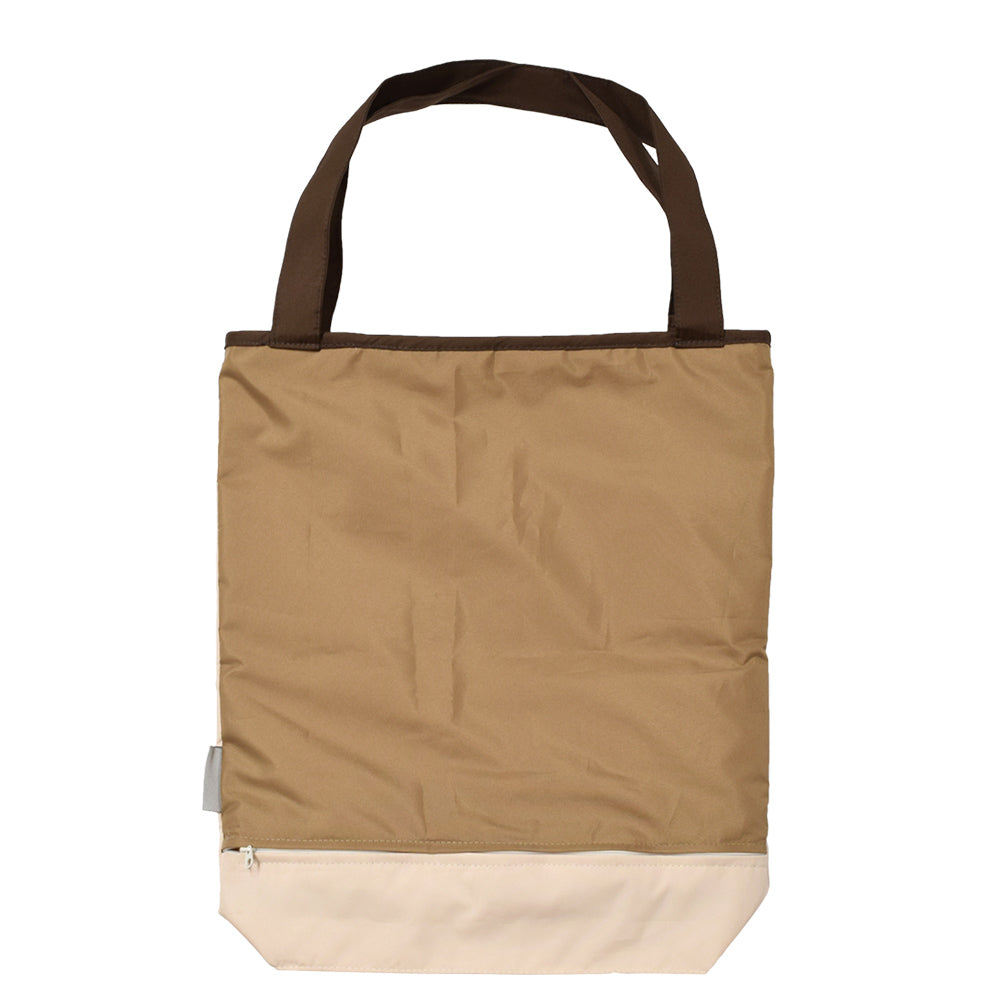 ハラミチヨ「鏡のぞきネコ」刺繍 防水・撥水トートバッグ