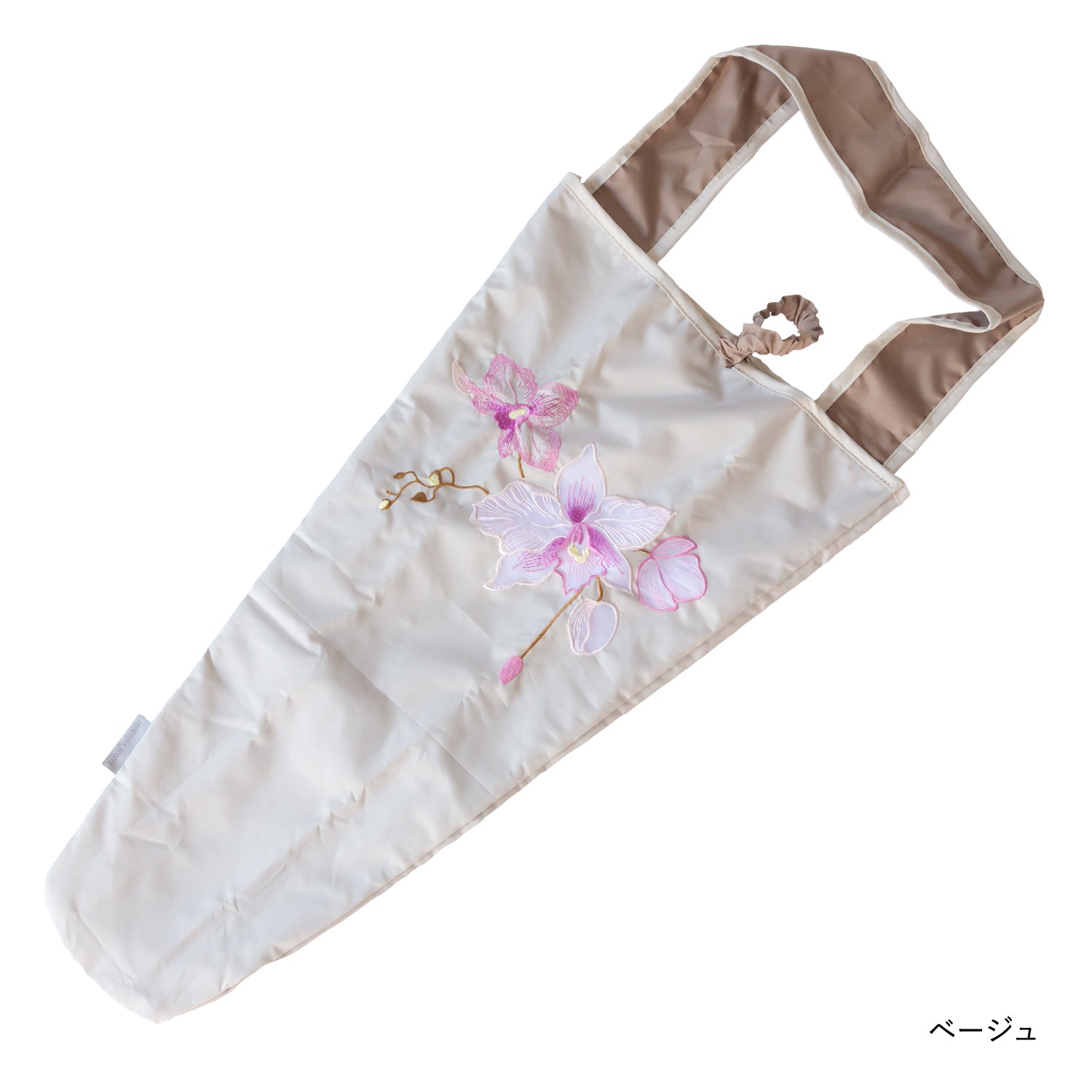 防撥水フラワートートバッグ 蘭花