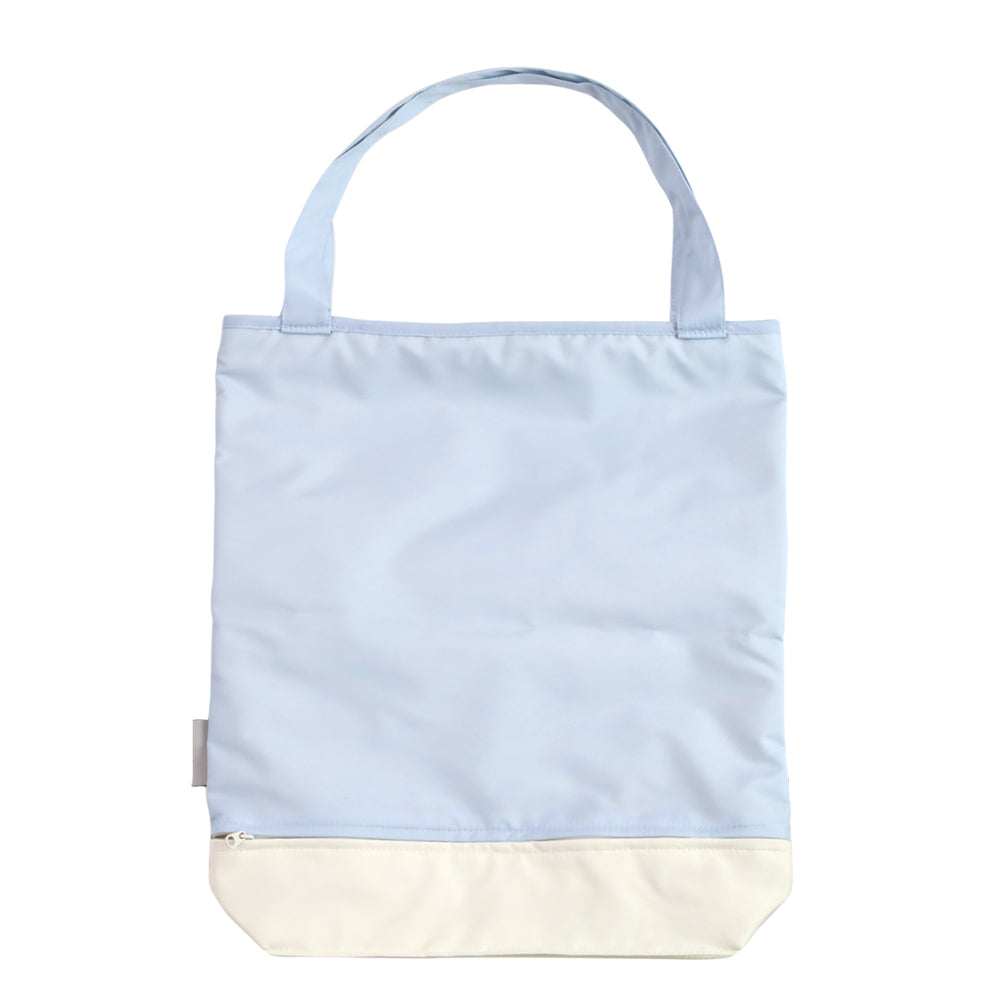 蘭花オーガンジー刺繍 防水・撥水トートバッグ