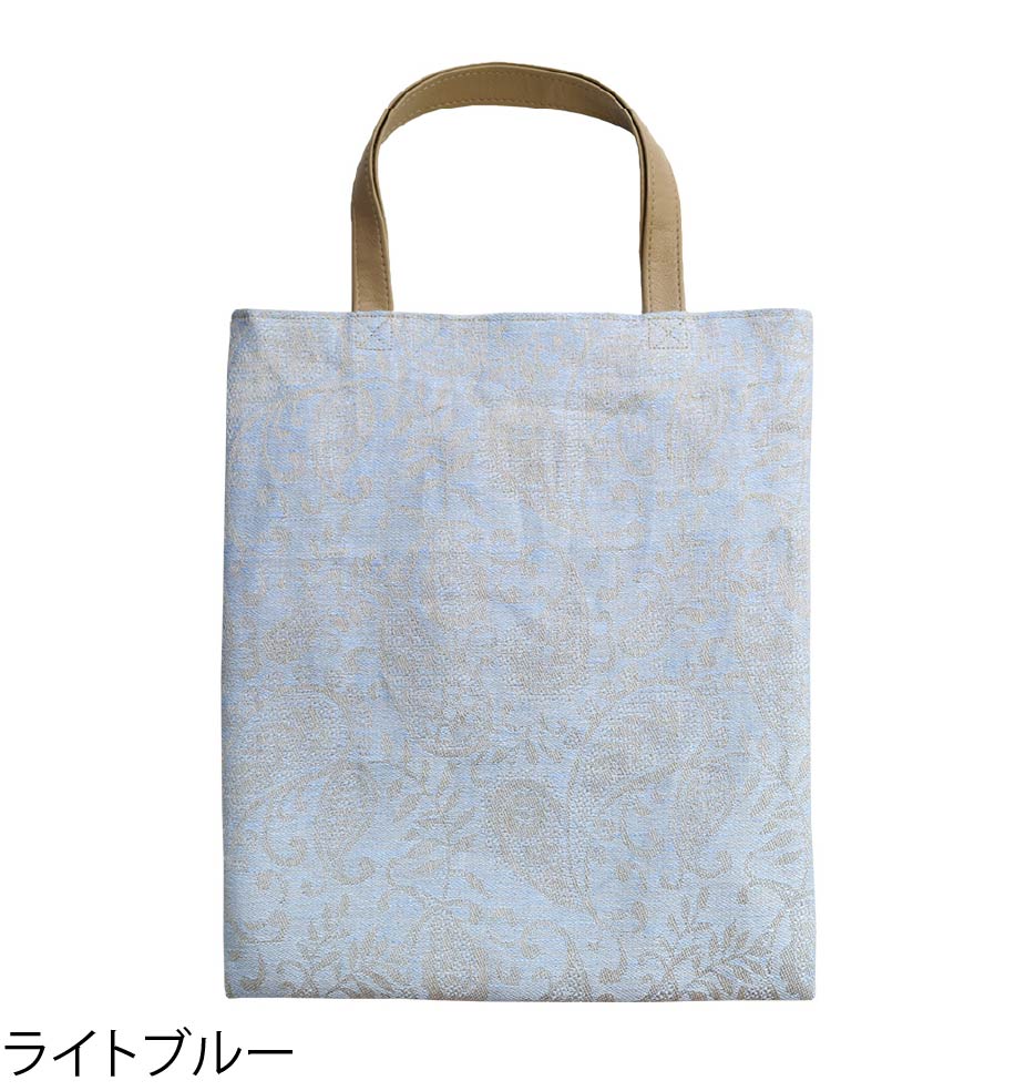 リトアニアリネン 本革持ち手トートバッグ