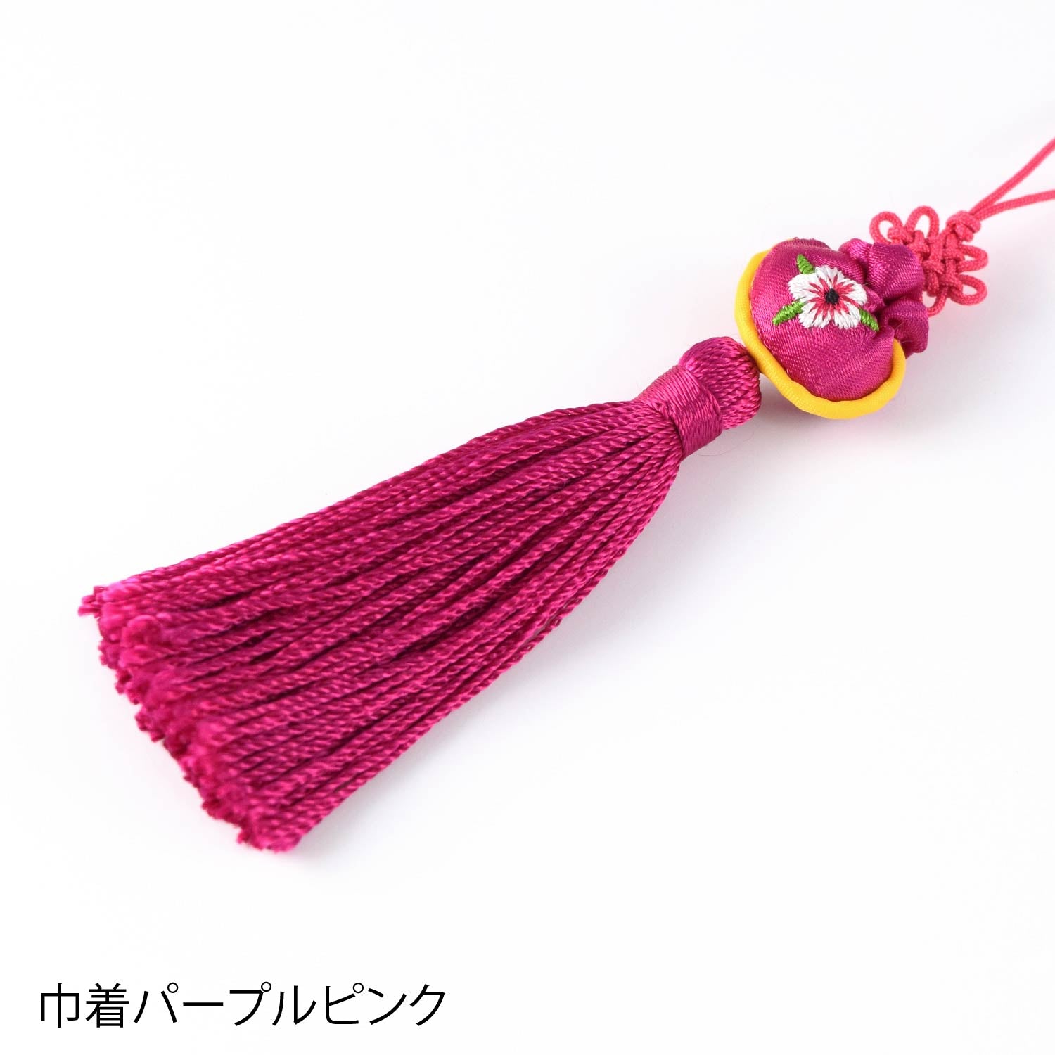 吉祥モチーフ刺繍 ロングタッセル
