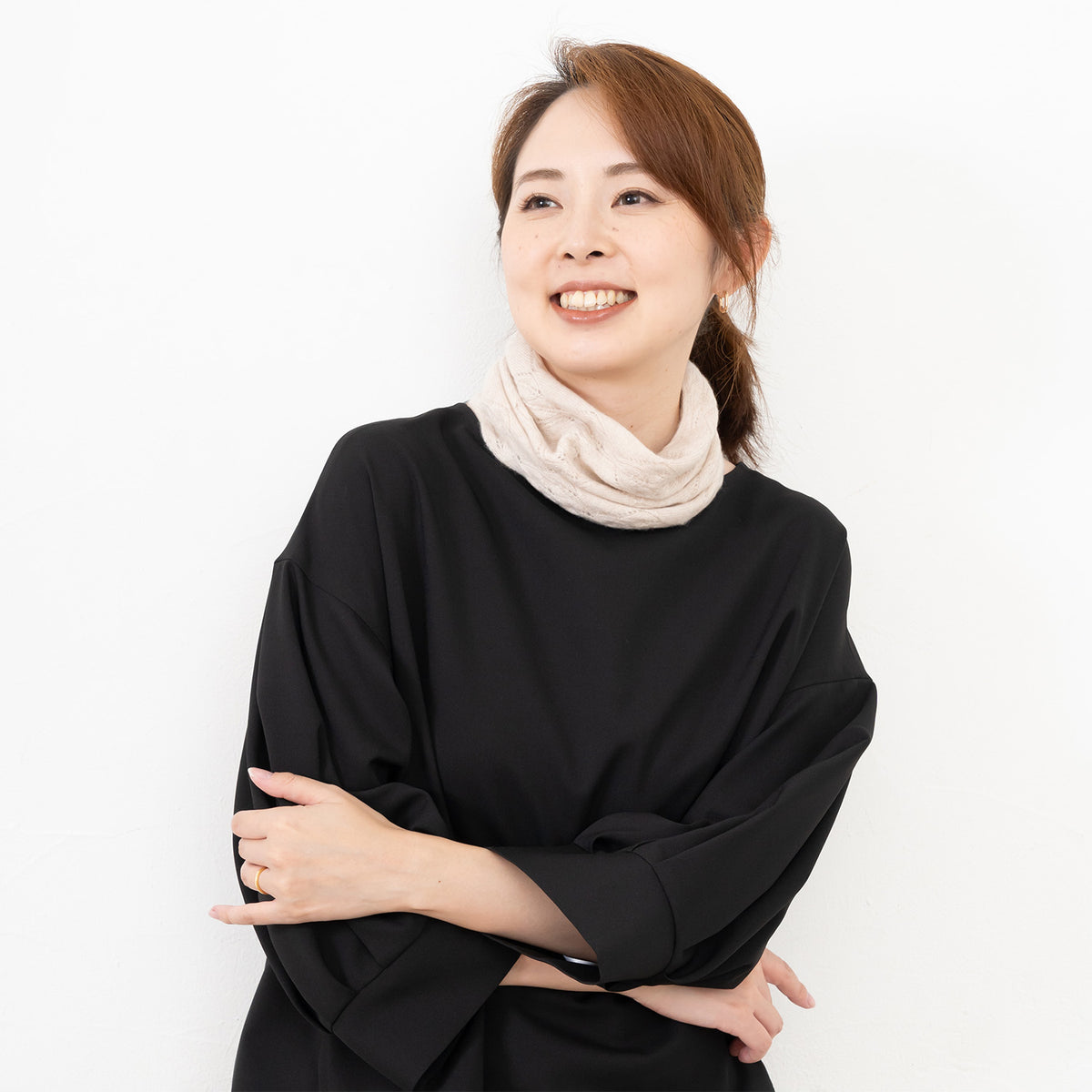 カシミヤ100% スヌード【内モンゴル産】保温・軽量で着脱簡単 | シノワズリーモダン京都