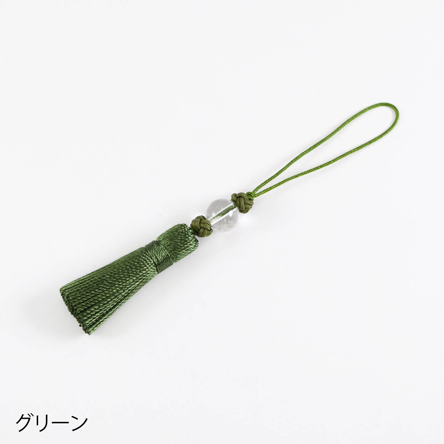 天然クリスタル・オリジナルショートタッセル