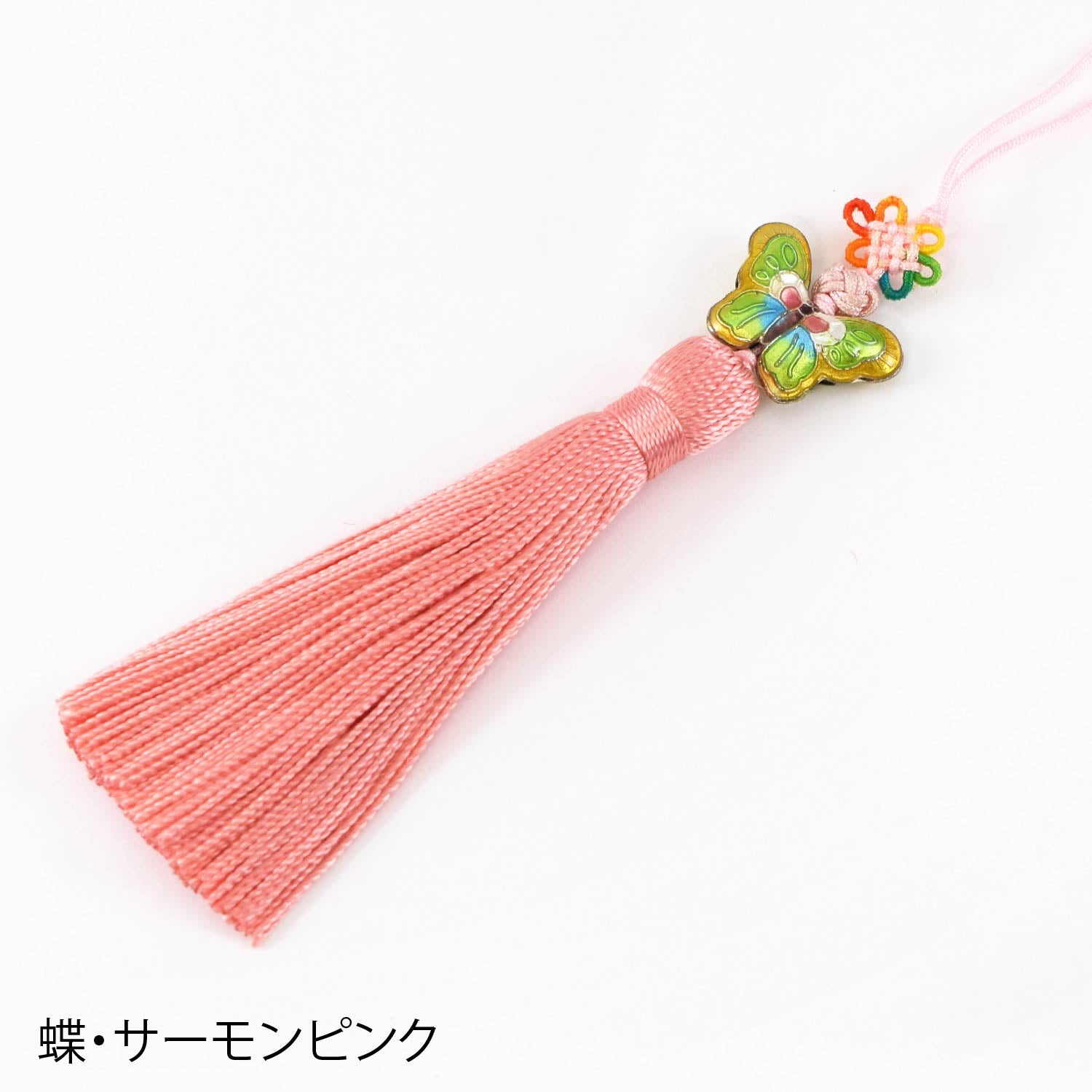 景泰藍モチーフ ロングタッセル