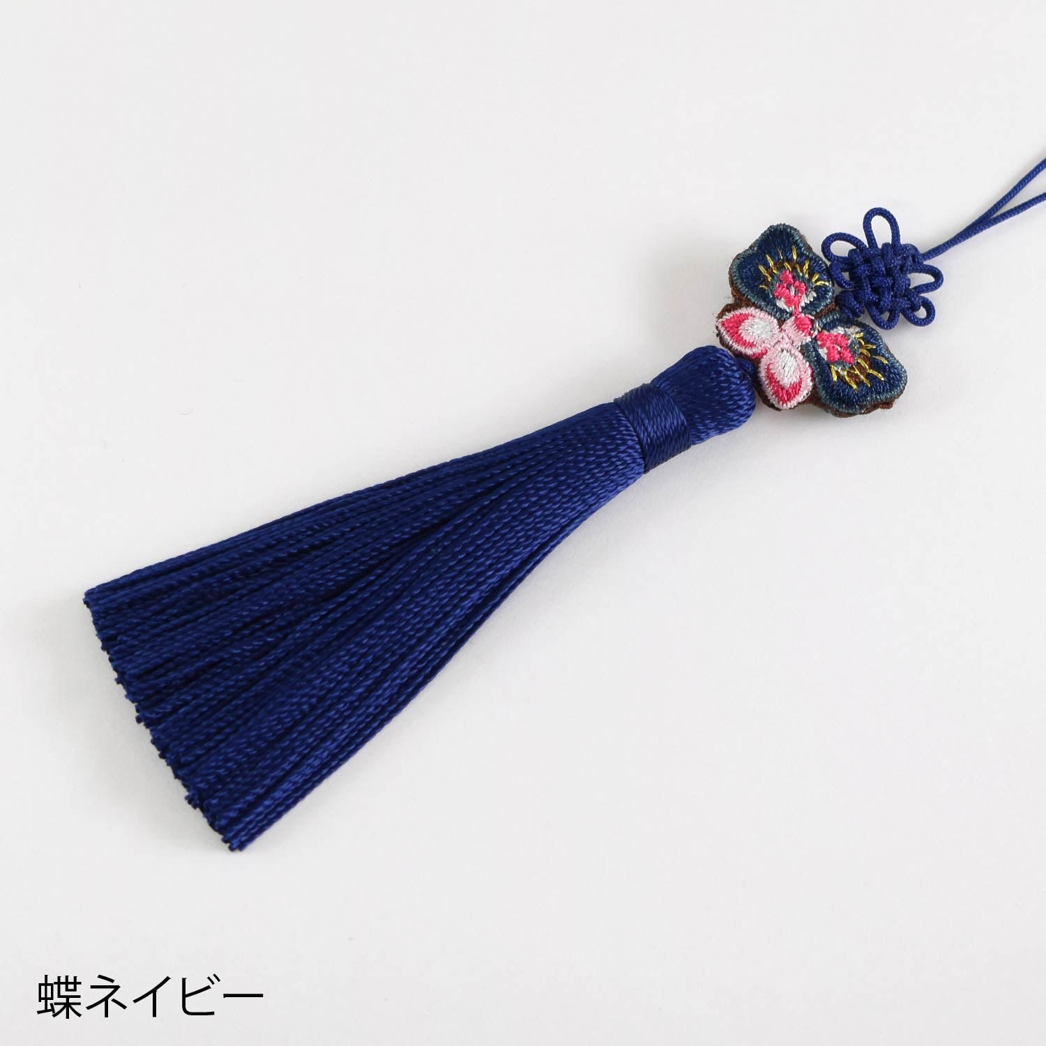 吉祥モチーフ刺繍 ロングタッセル