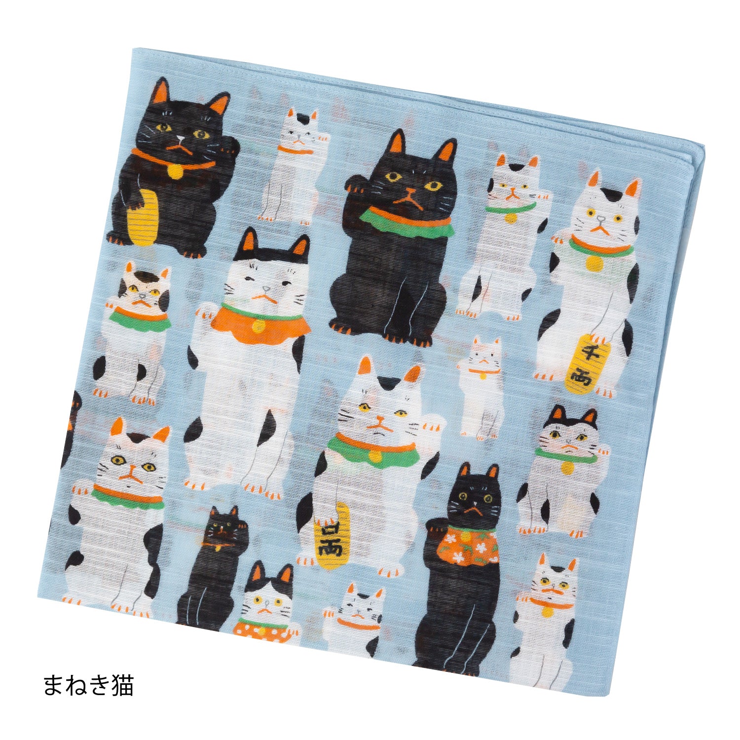 Made in KYOTO マツモトヨーコ イラストプリント ハンカチ