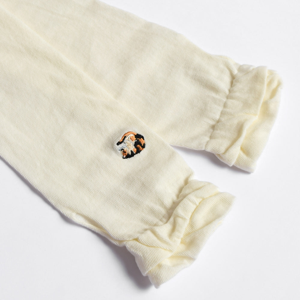 肉球デザイン&ネコ刺繍 UVカットロンググローブ(手袋)
