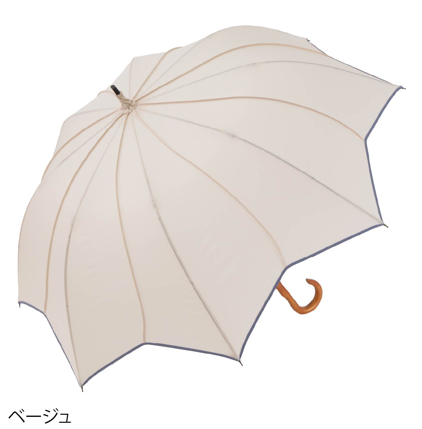 フラワースタイル大判 ジャンプ 深張りアンブレラ