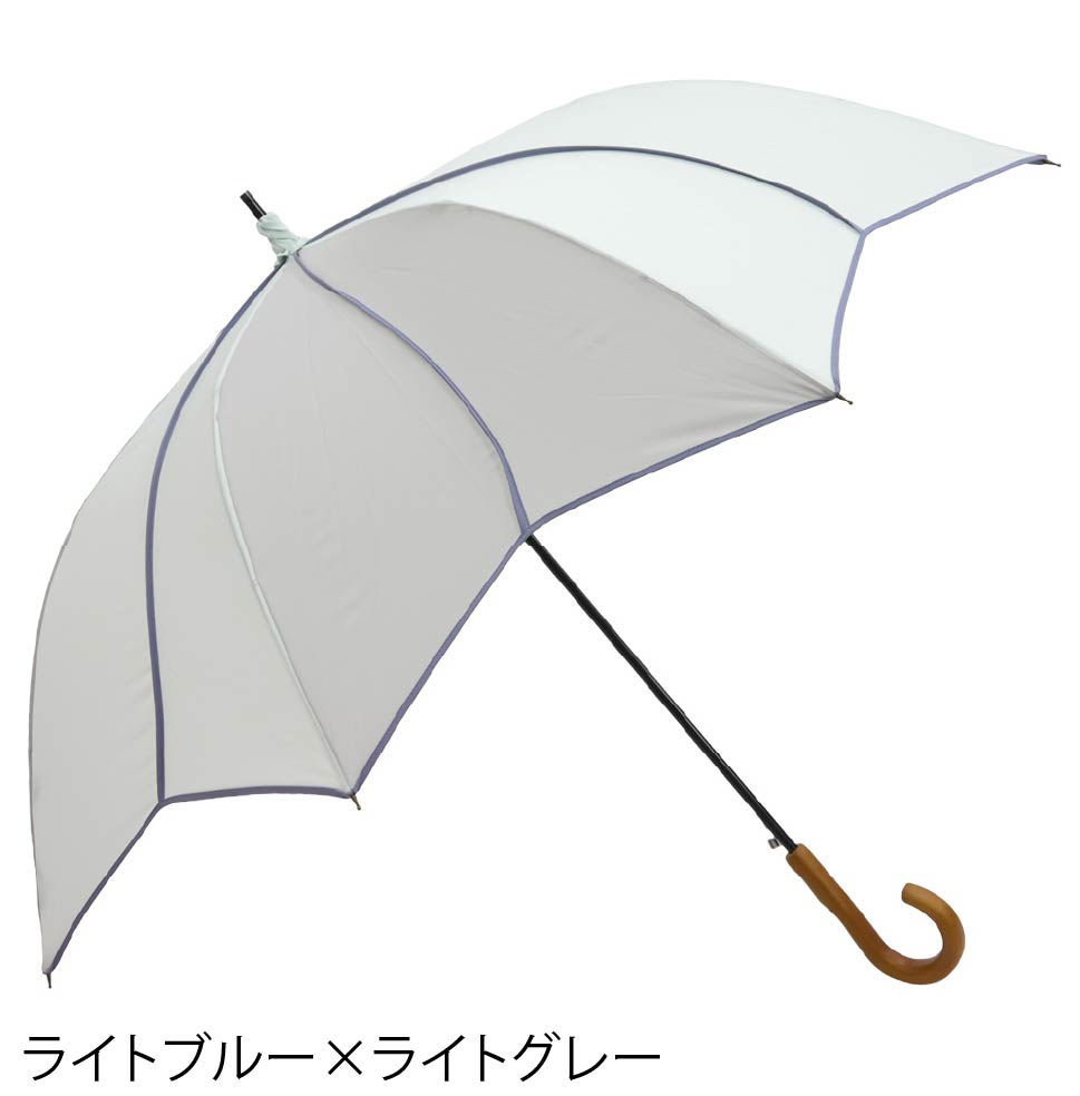 フラワースタイル大判 ジャンプ 深張りアンブレラ