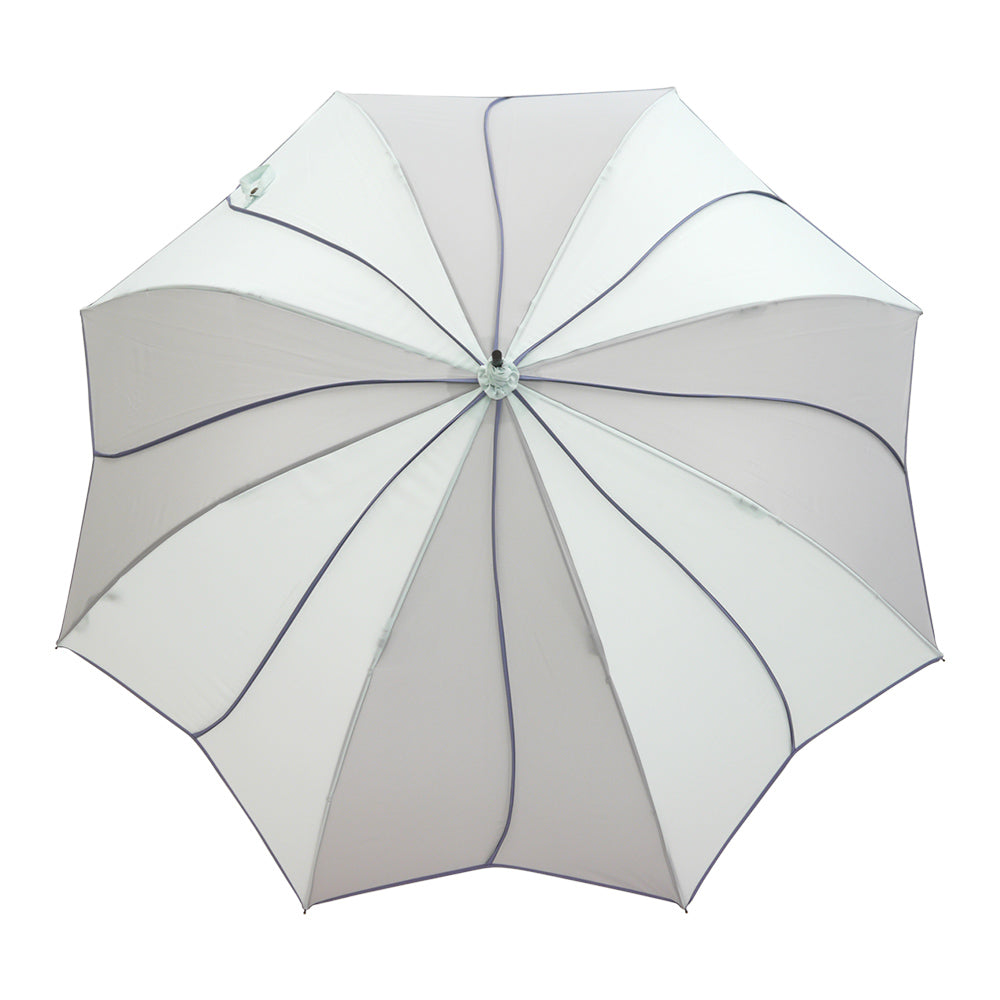 フラワースタイル大判 ジャンプ 深張りアンブレラ