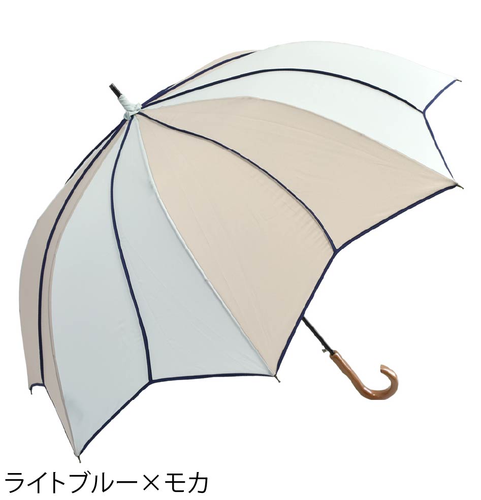 フラワースタイル大判 ジャンプ 深張りアンブレラ