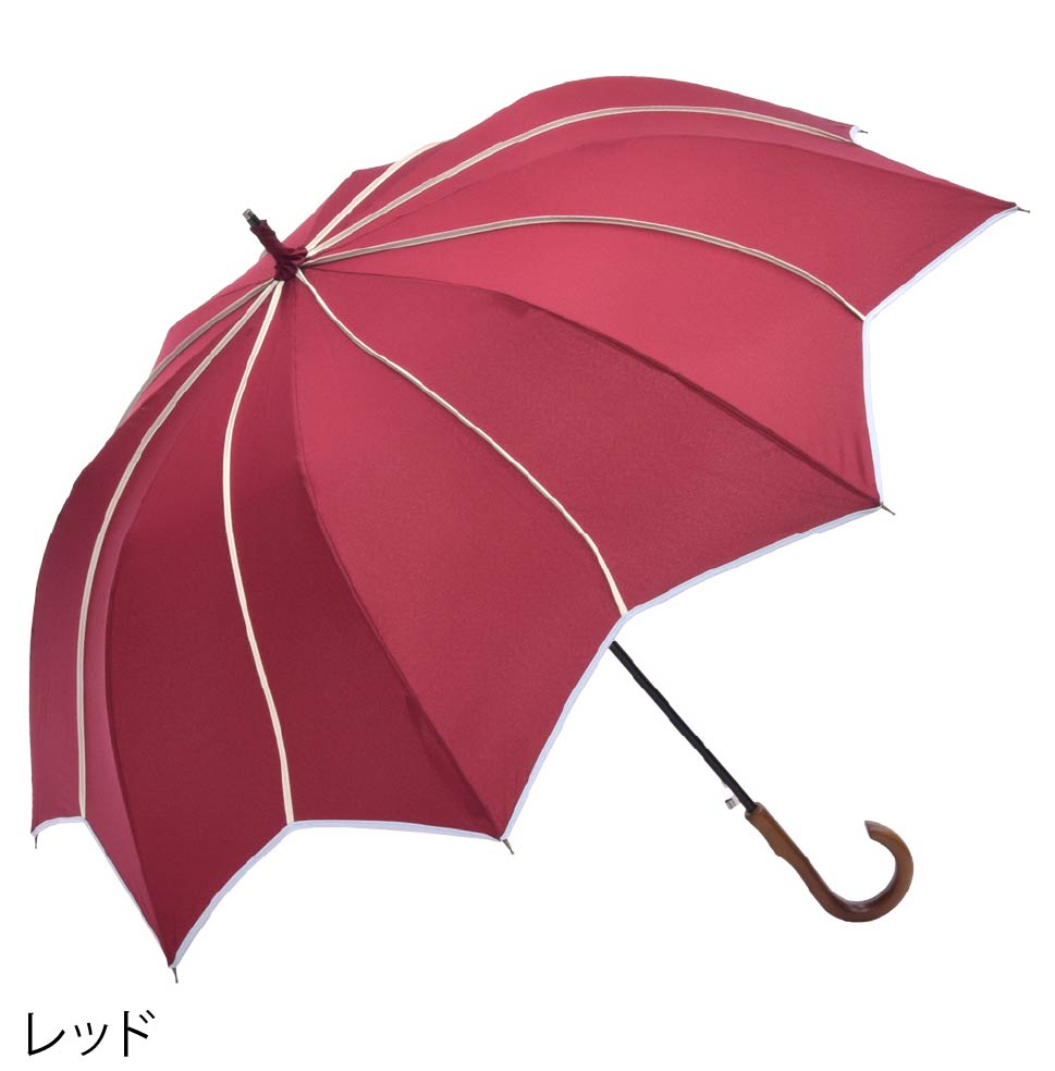 フラワースタイル大判 ジャンプ 深張りアンブレラ