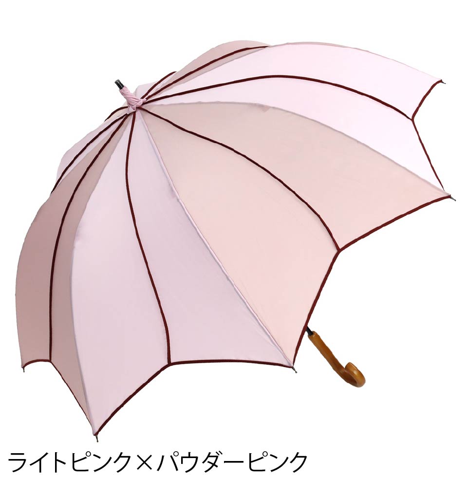 フラワースタイル大判 ジャンプ 深張りアンブレラ