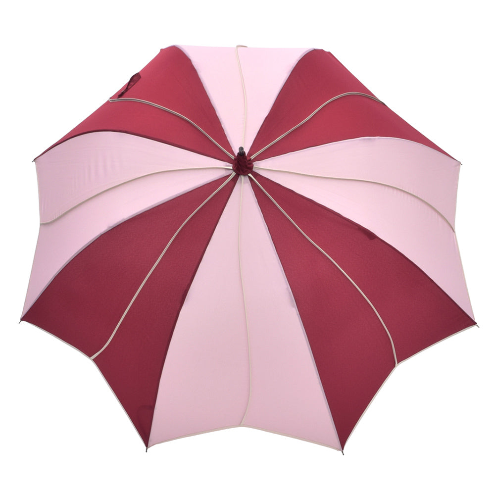 フラワースタイル大判 ジャンプ 深張りアンブレラ