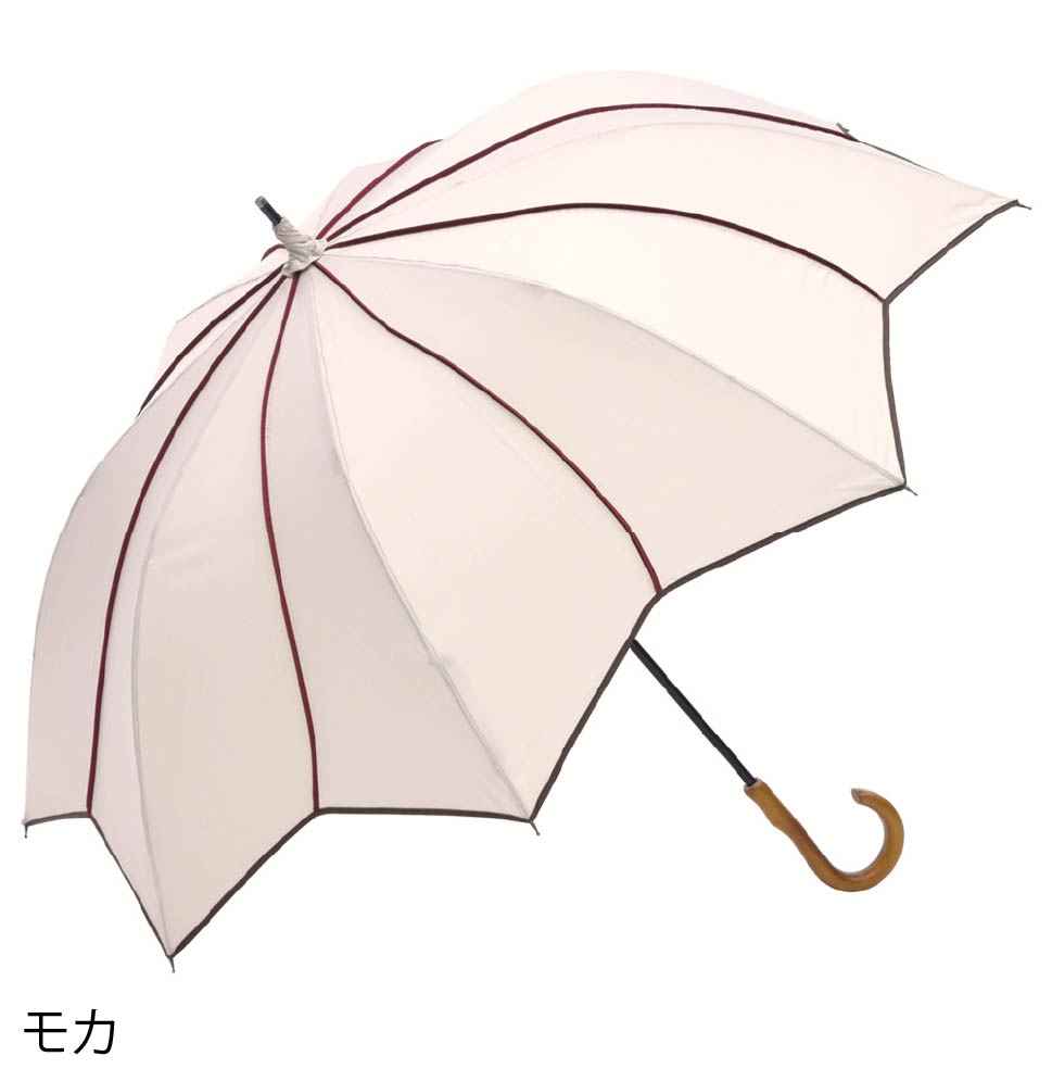 フラワースタイル大判 ジャンプ 深張りアンブレラ