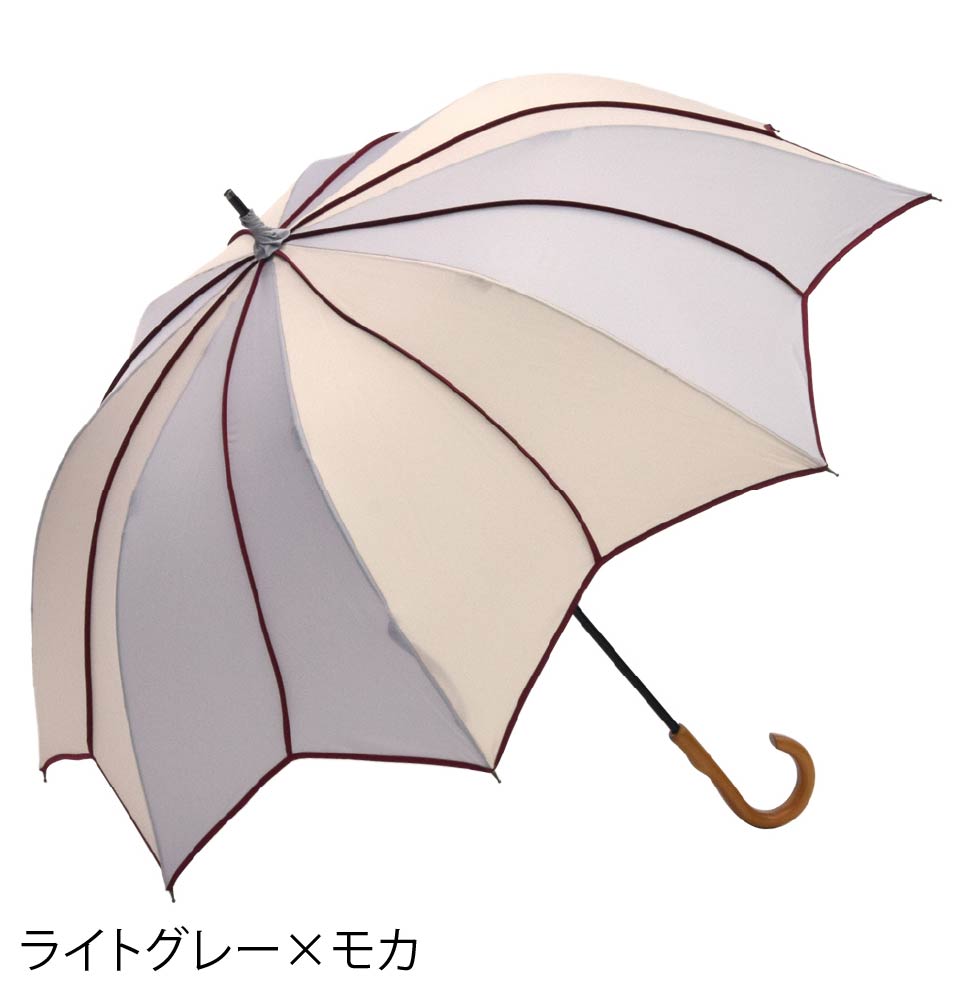 フラワースタイル大判 ジャンプ 深張りアンブレラ