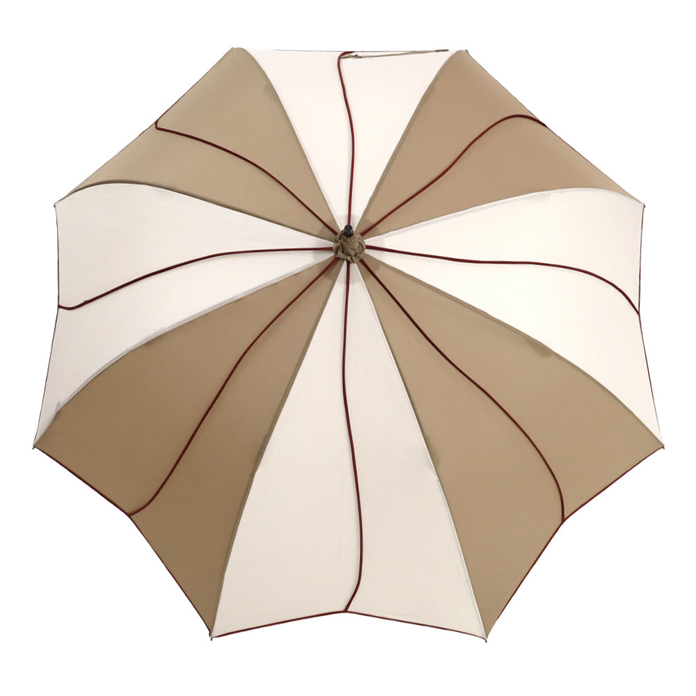 フラワースタイル大判 ジャンプ 深張りアンブレラ