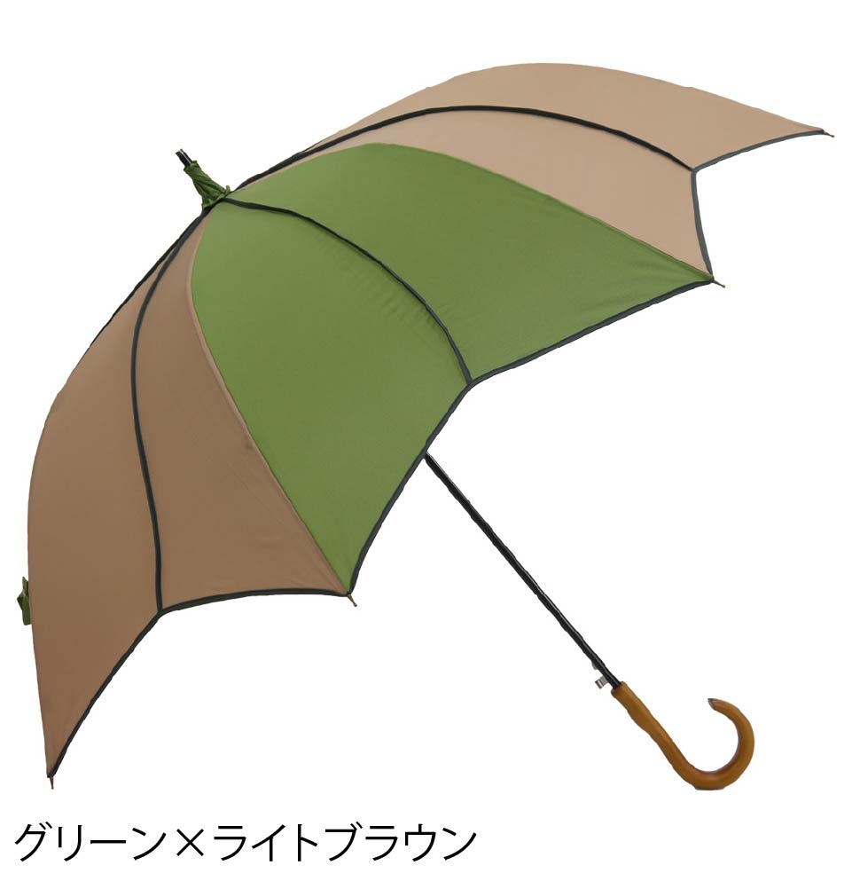 フラワースタイル大判 ジャンプ 深張りアンブレラ