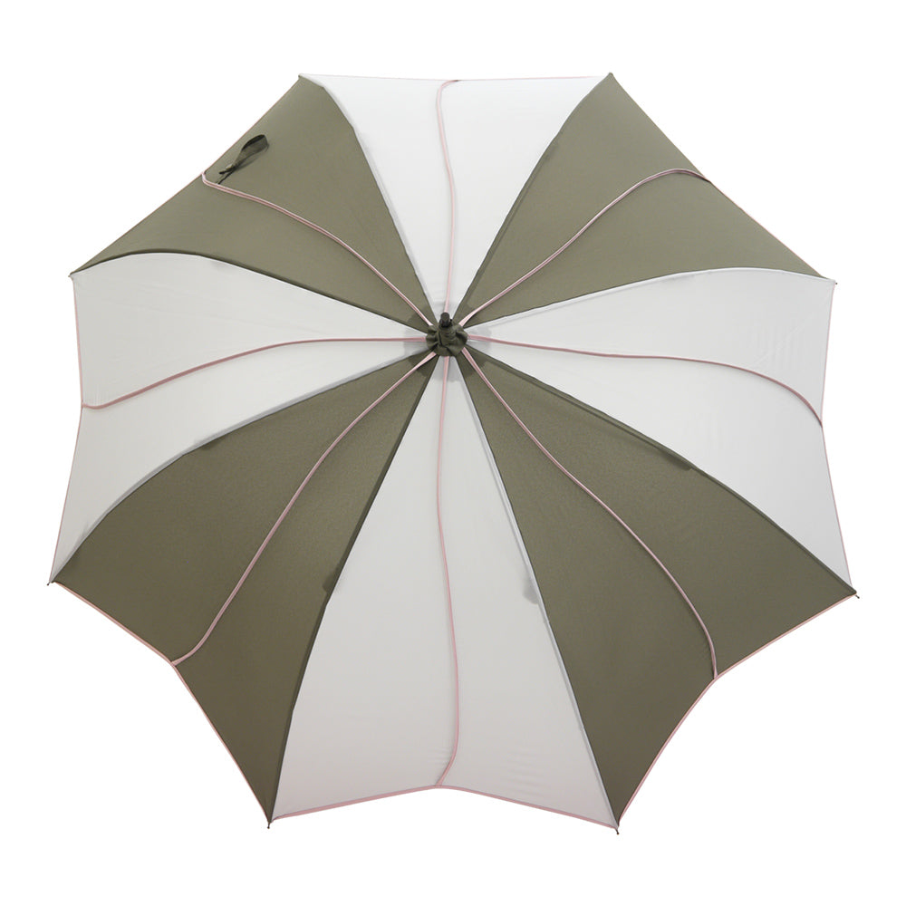 フラワースタイル大判 ジャンプ 深張りアンブレラ