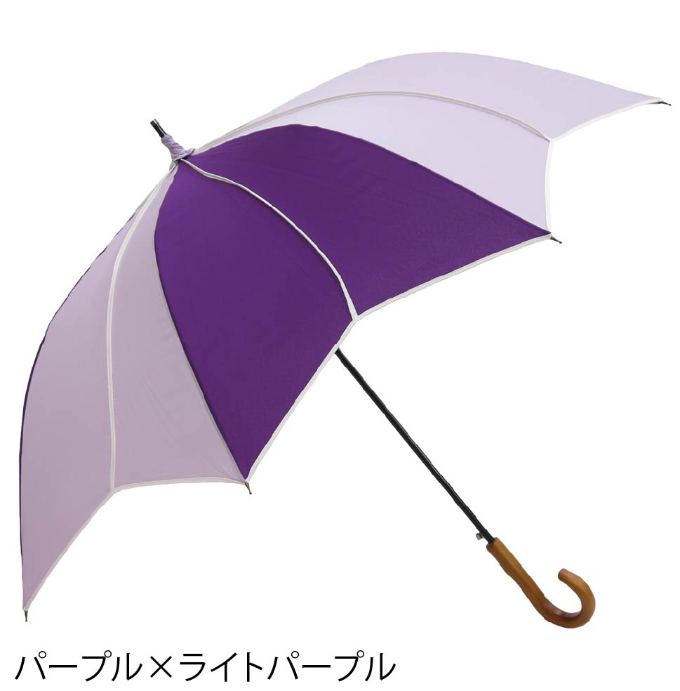 フラワースタイル大判 ジャンプ 深張りアンブレラ