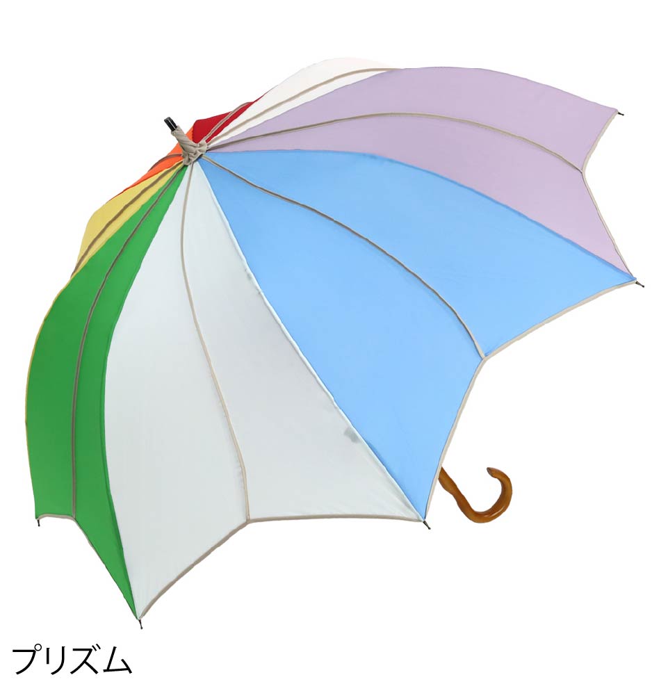 フラワースタイル大判 ジャンプ 深張りアンブレラ