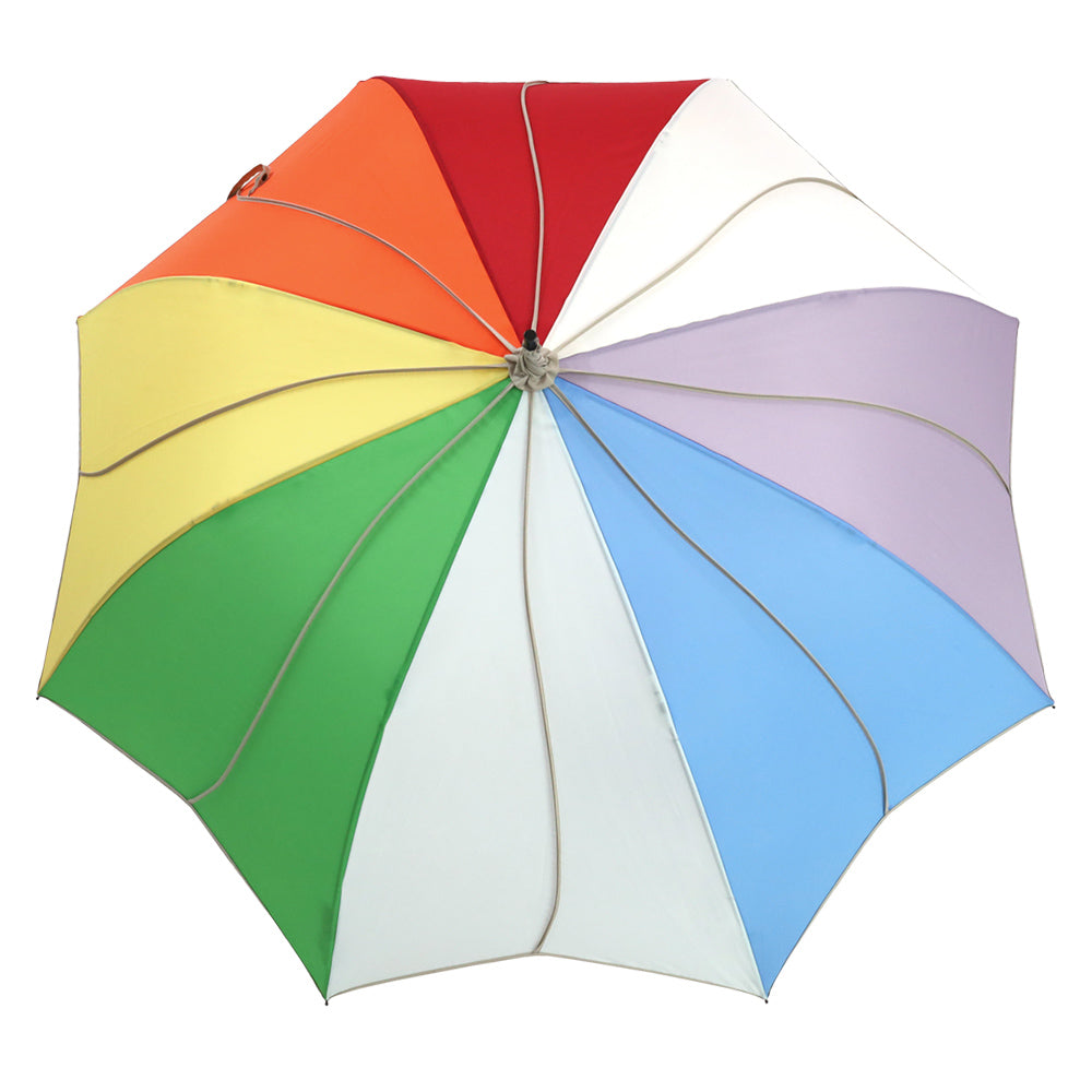 フラワースタイル大判 ジャンプ 深張りアンブレラ