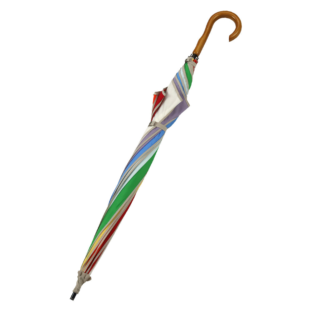 フラワースタイル大判 ジャンプ 深張りアンブレラ