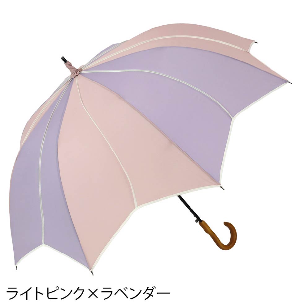 フラワースタイル大判 ジャンプ 深張りアンブレラ