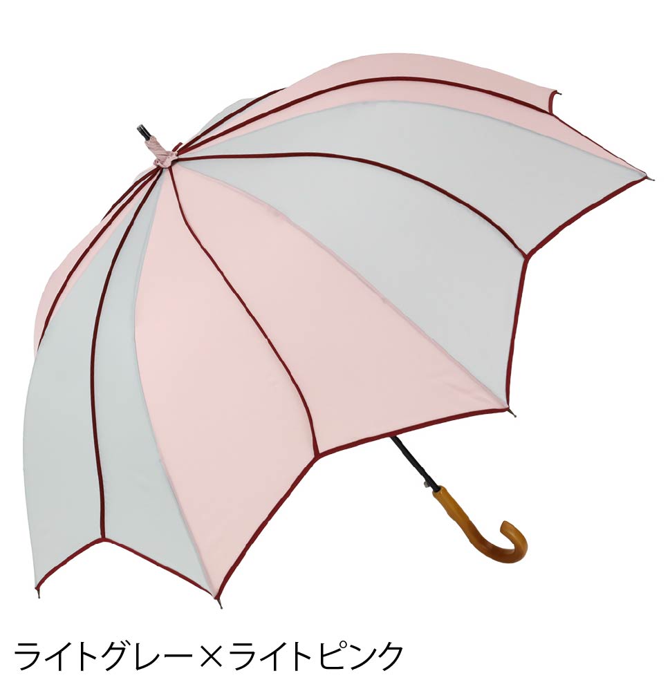 フラワースタイル大判 ジャンプ 深張りアンブレラ