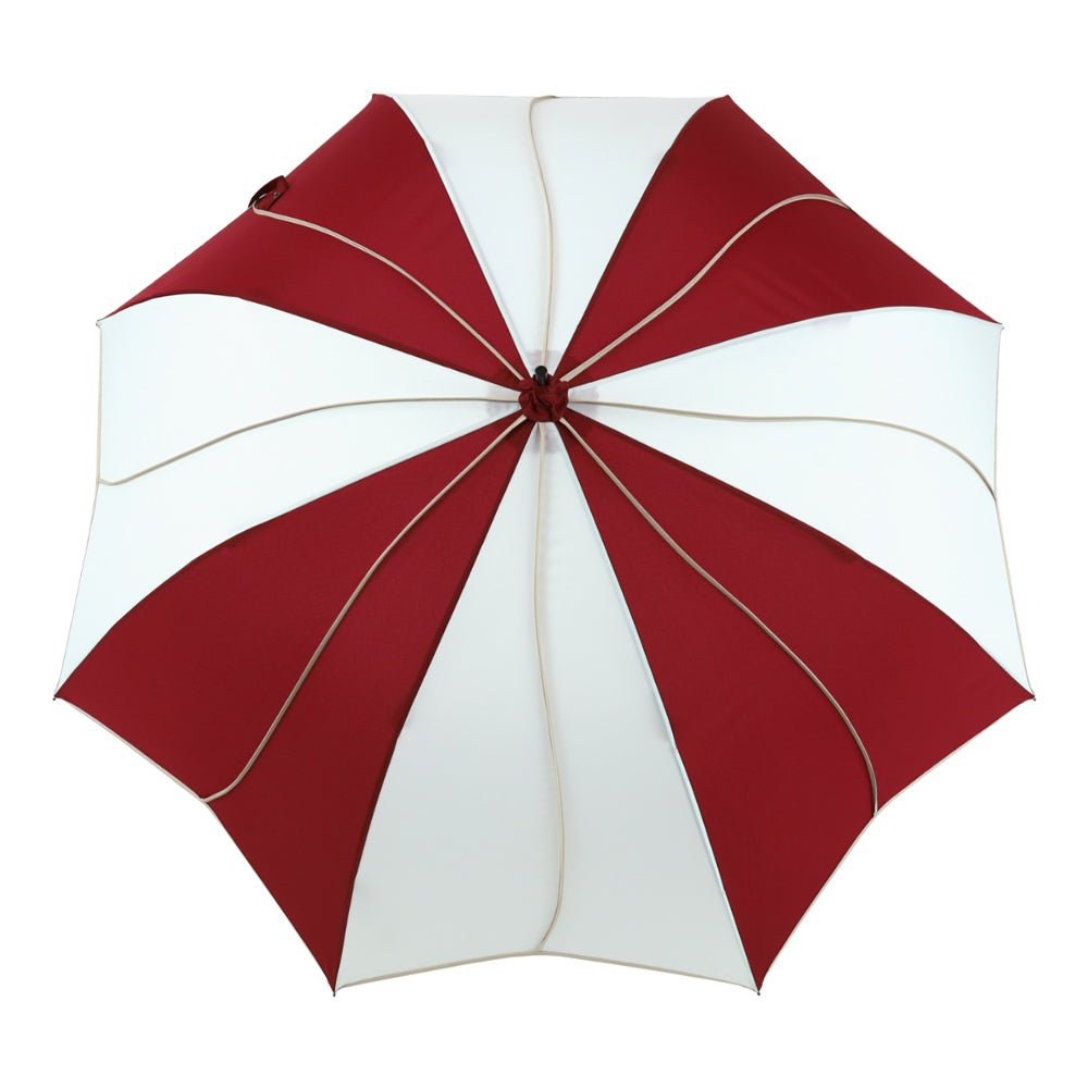 フラワースタイル大判 ジャンプ 深張りアンブレラ