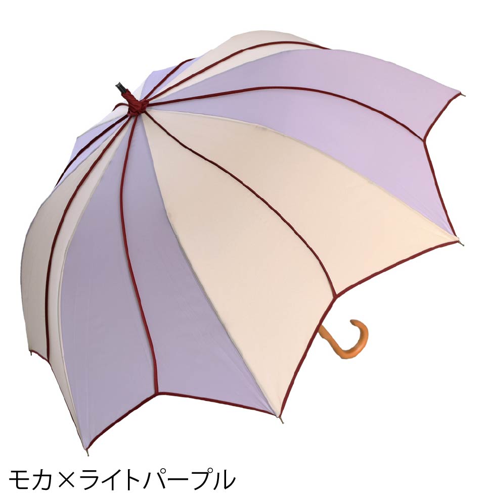 フラワースタイル大判 ジャンプ 深張りアンブレラ