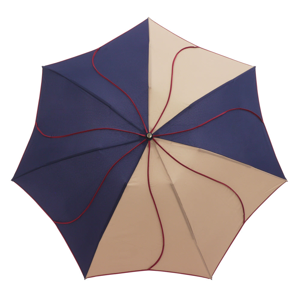 パイピング フラワースタイル 折りたたみアンブレラ