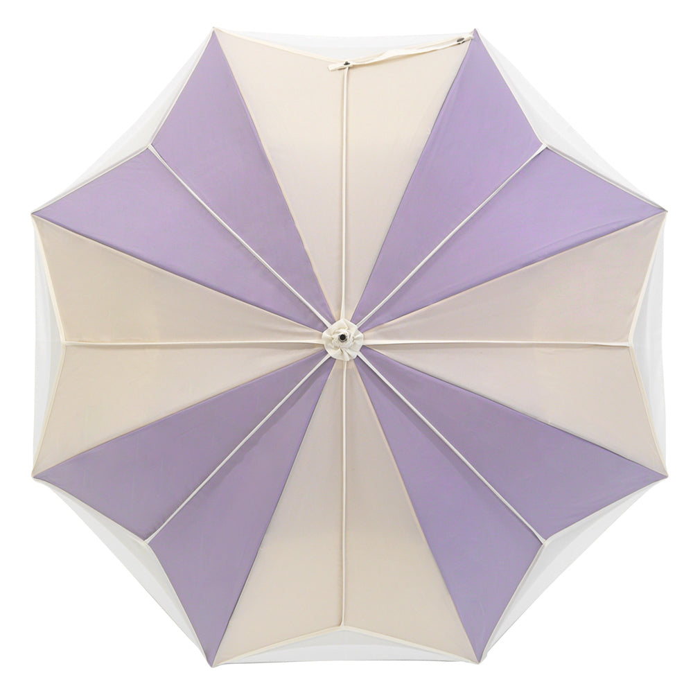 推しカラー トリコパイピングかわず張り晴雨兼用長日傘