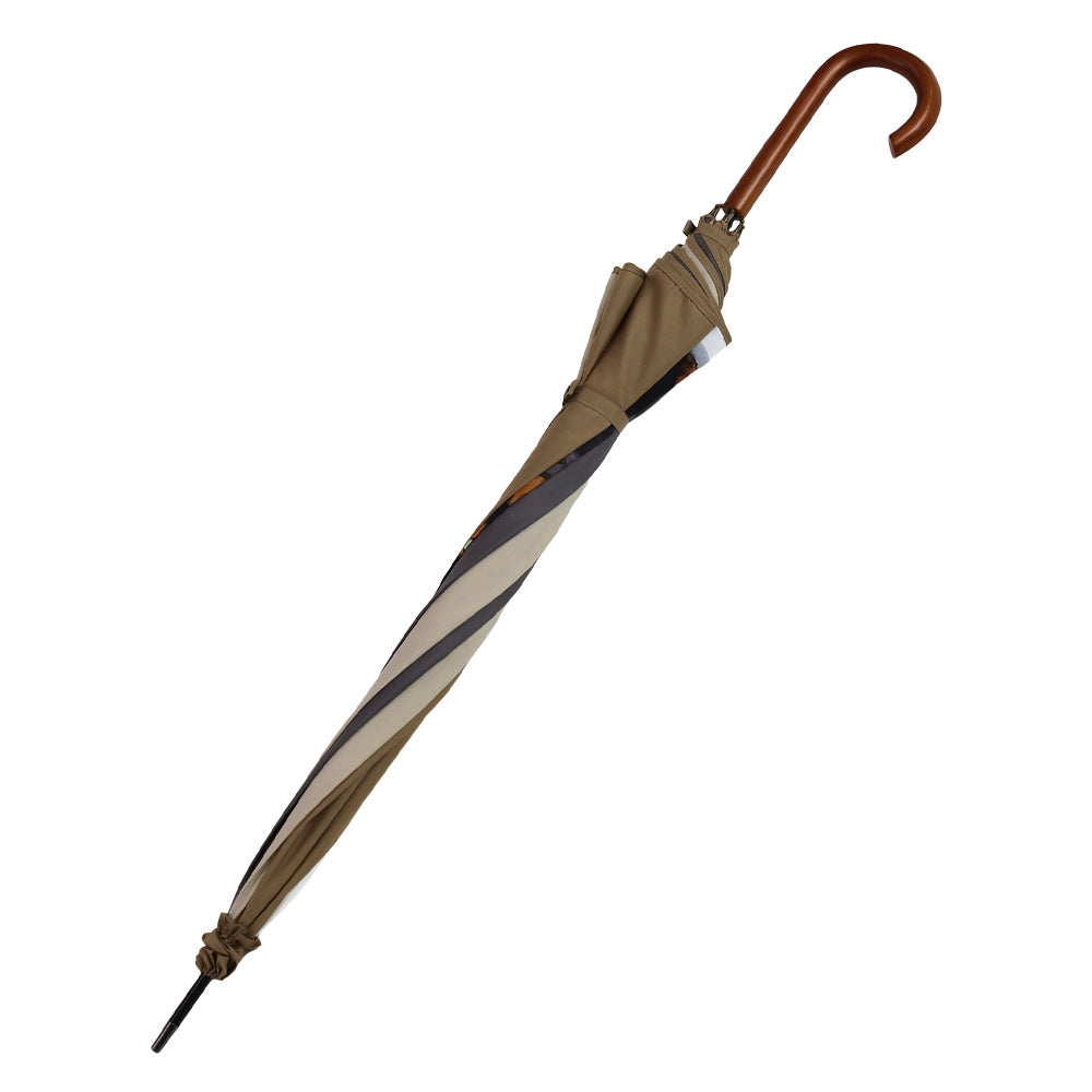 ハラミチヨ 猫イラストプリント 大判 ジャンプ アンブレラ