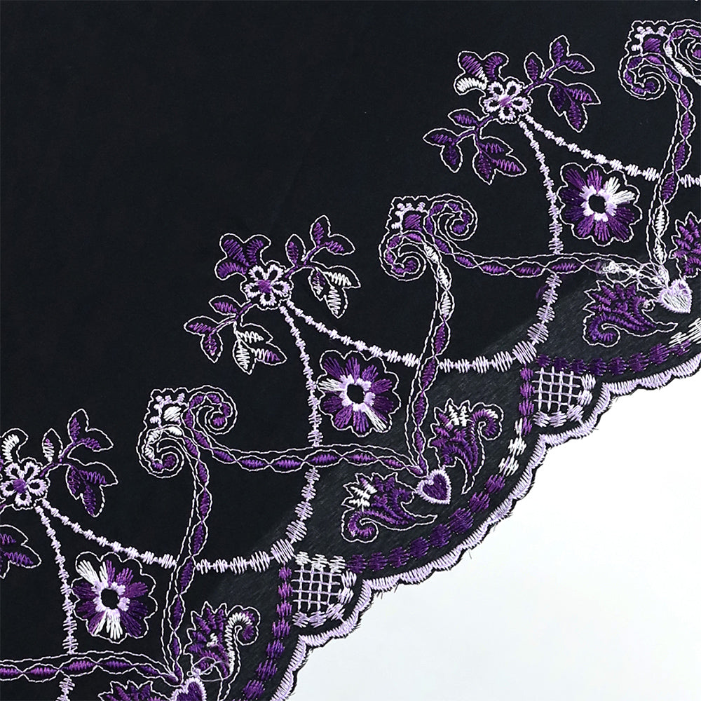 マーブル刺繍晴雨兼用 ミニ折りたたみ日傘