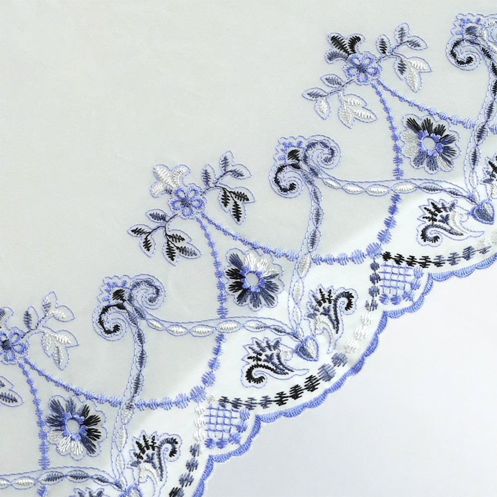 マーブル刺繍晴雨兼用 ミニ折りたたみ日傘