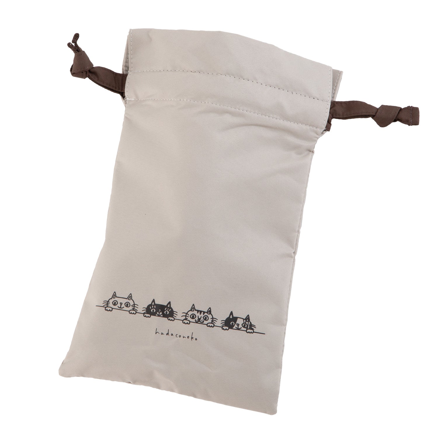 「肌子」コラボ ・Hadaconeko イラストプリント 折りたたみ雨傘