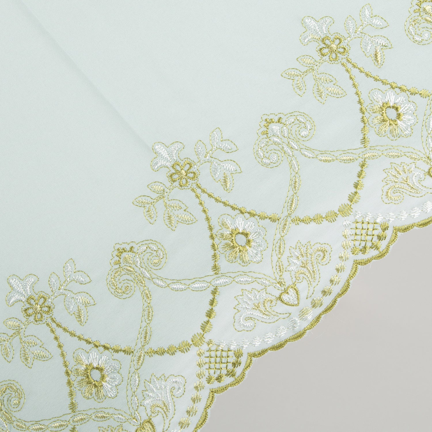 マーブル刺繍かわず張り 晴雨兼用長日傘