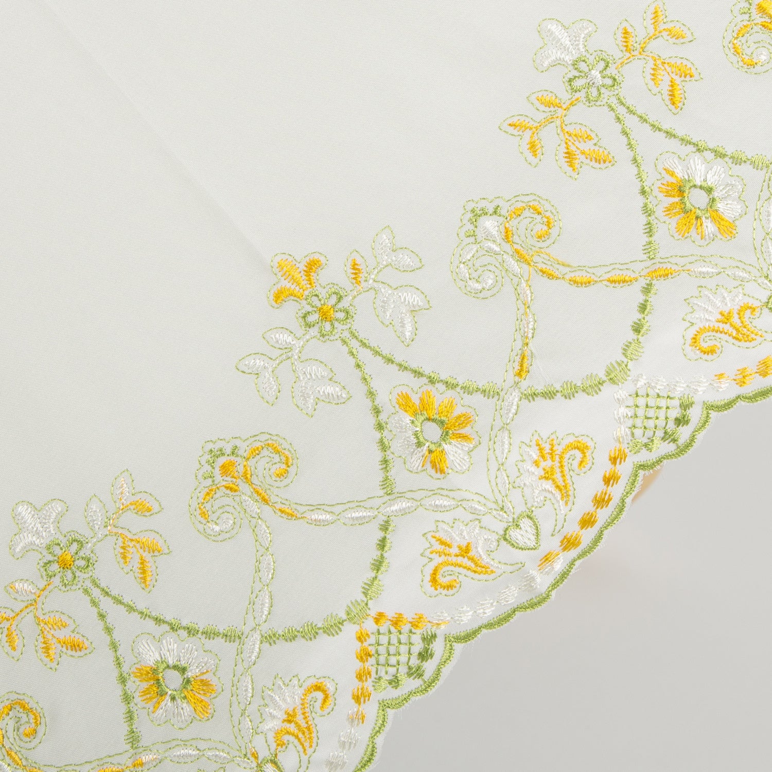 マーブル刺繍かわず張り 晴雨兼用長日傘