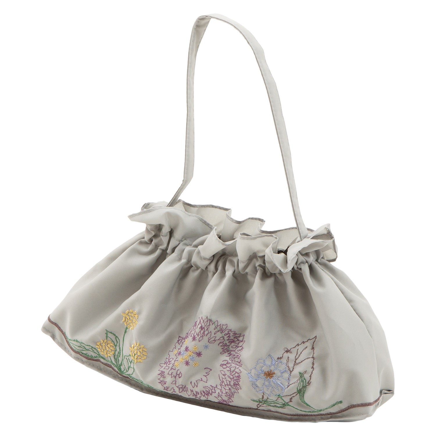 ボタニカル刺繍晴雨兼用 ミニ折りたたみ日傘