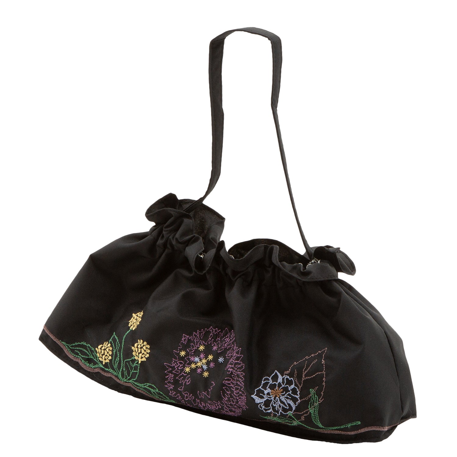 ボタニカル刺繍晴雨兼用 ミニ折りたたみ日傘