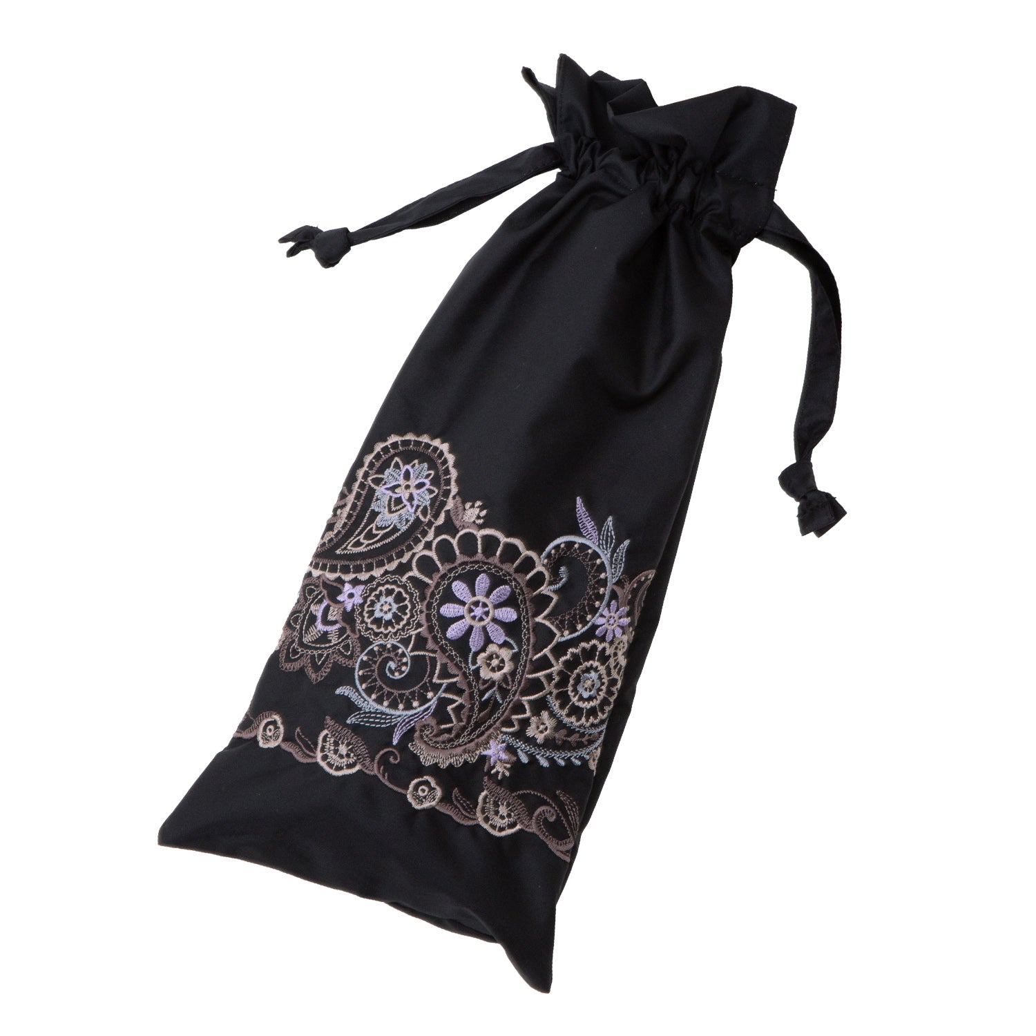 更紗ペーズリーオーガンジー カットワーク刺繍かわず張り 晴雨兼用ショート折日傘