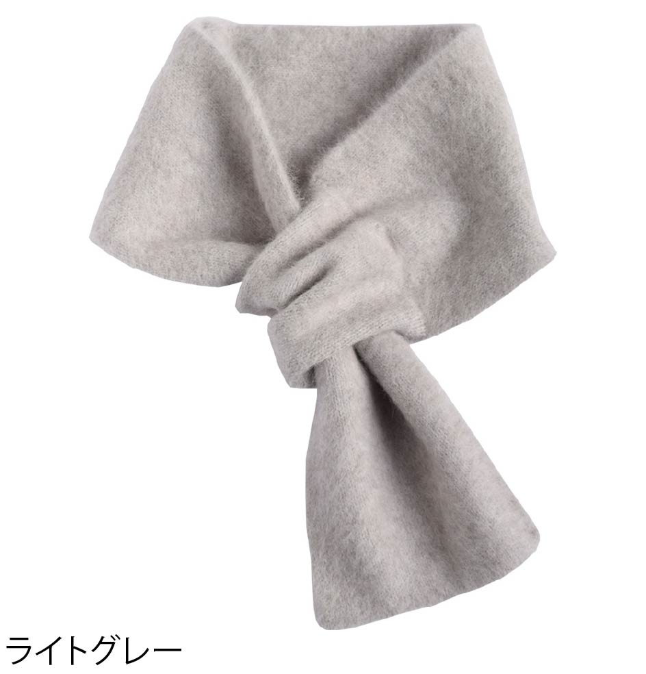 上質フォックス混 ふわふわプチマフラー