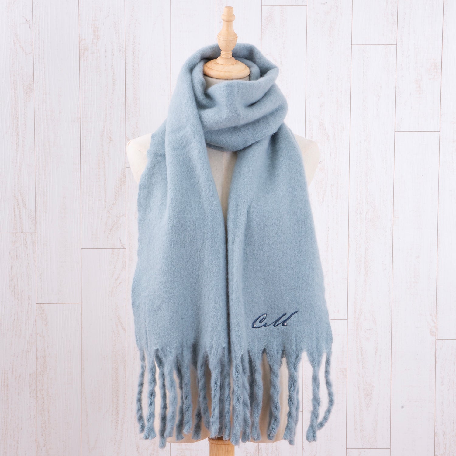 ボリュームたっぷり バルキーマフラー