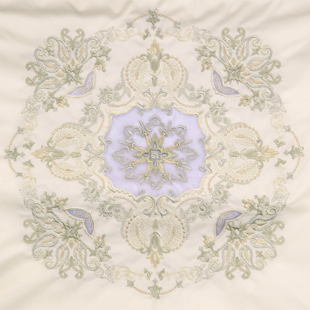 ダマスクオーガンジー刺繍 防水・撥水トートバッグ