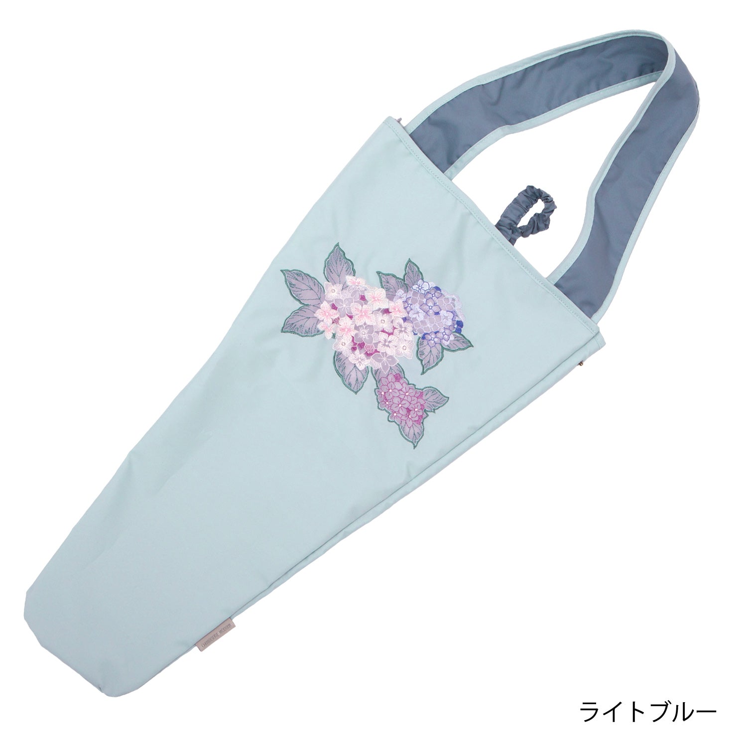 防撥水フラワートートバッグ 紫陽花