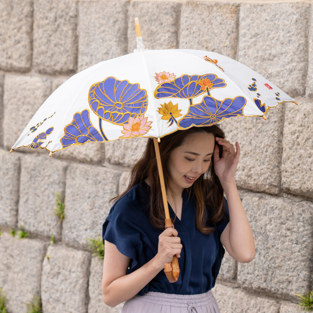 日傘の手元の感触について
