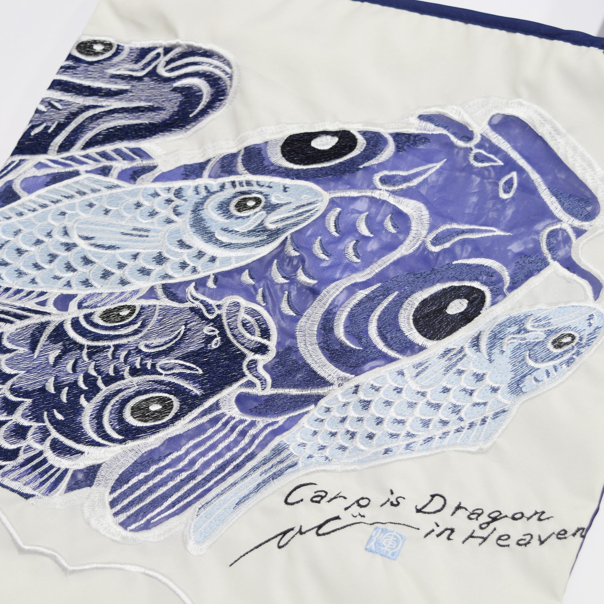 キーヤン カープカットワーク刺繍 防水・撥水トートバッグ